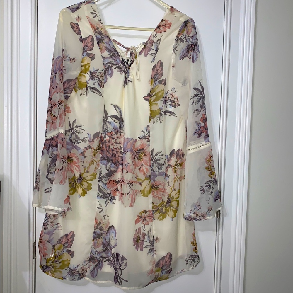 Jodi Kristopher floral flow dress